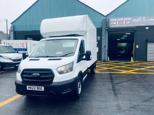 2022/22 ford transit 350 mwb L3 Luton tail lift van Euro 6 choice of Luton vans in stock